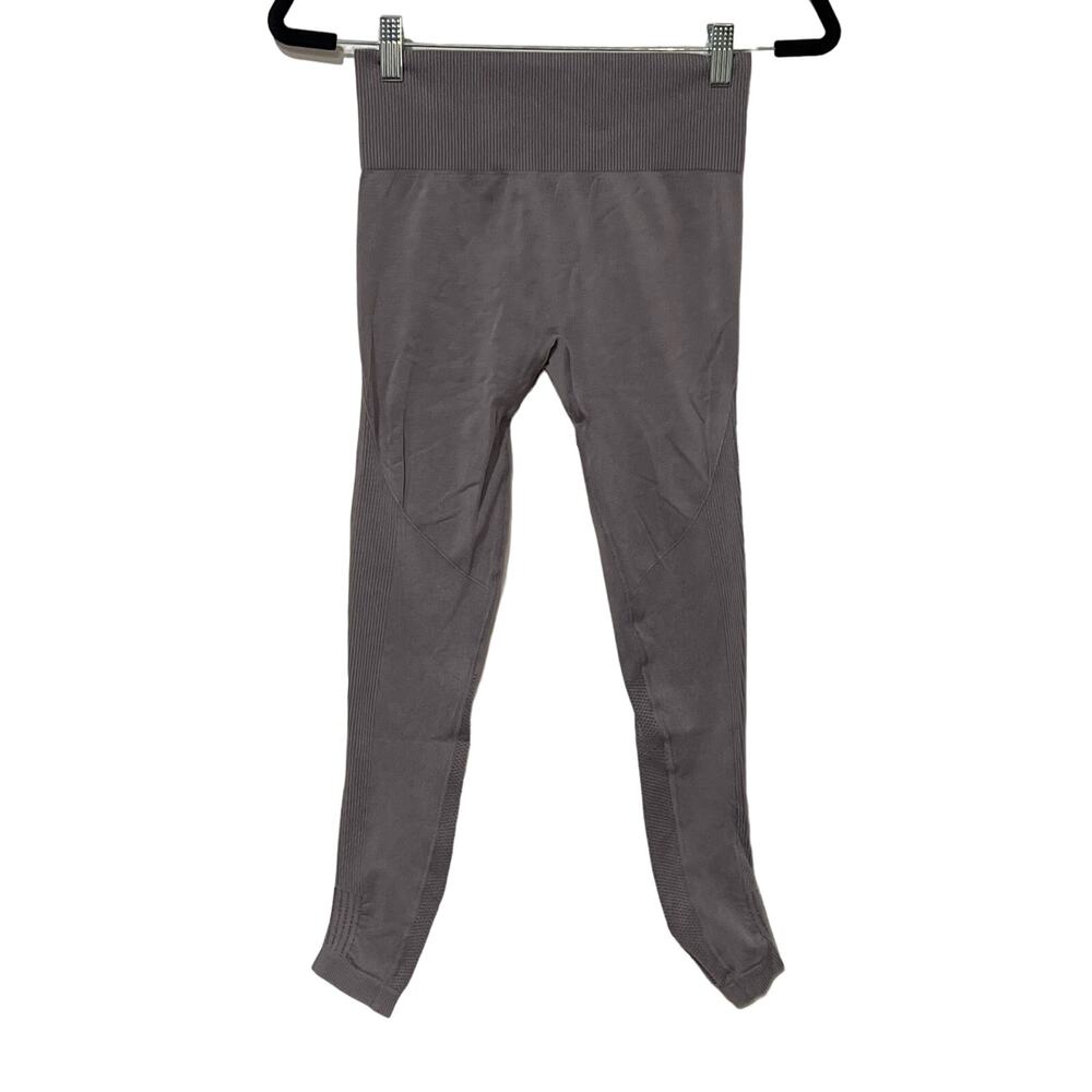 Savvi, Textured Compression Leggings,‎ Gray, Size XS, 1061C